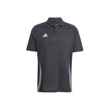 Tricou sport barbati  Tiro 24 Competition - poliester/bumbac - negru/gri