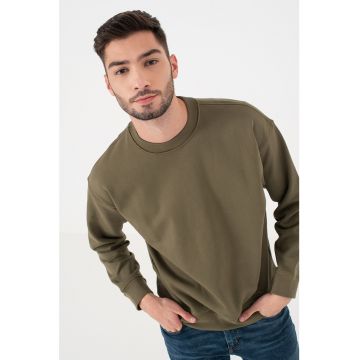 Bluza sport din amestec de bumbac organic