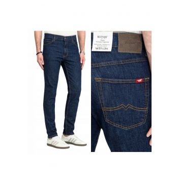 Blugi Barbati -  Tramper - Straight Fit - Talie Medie - Lungi - 5 Buzunare - Fermoar - Bumbac - W30-L30 US - Albastru