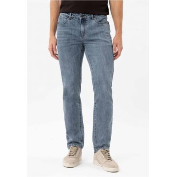 Blugi barnati regular fit - 5 buzunare - bumbac - talie medie -  D-Jerry 62 - albastru - Albastru