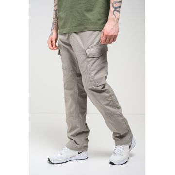 Blugi relaxed fit cu buzunare - Maro nisip