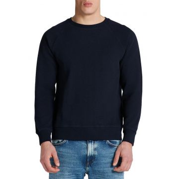 Bluza de trening cu decolteu la baza gatului - Bleumarin -