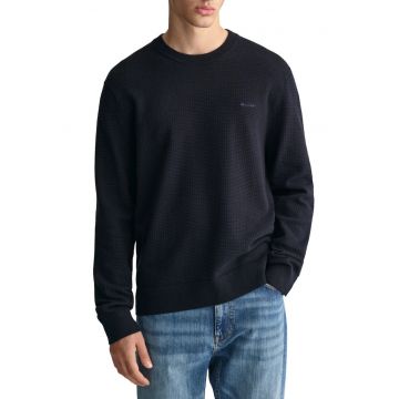 Bluza de trening cu detaliu logo brodat - Bleumarin -