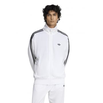 Bluza de trening cu fermoar si guler inalt Firebird - Alb/Negru