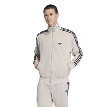 Bluza de trening cu fermoar si guler inalt Firebird - Negru/Gri deschis