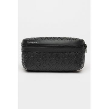 Borseta cu logo - Negru