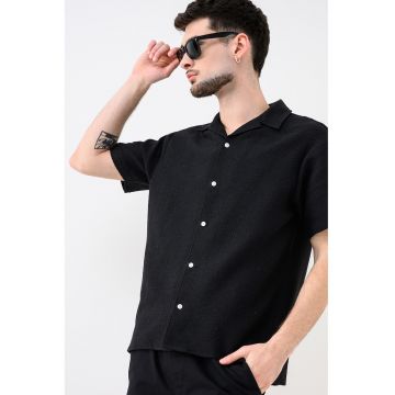 Camasa cu maneci scurte Montauk - Negru