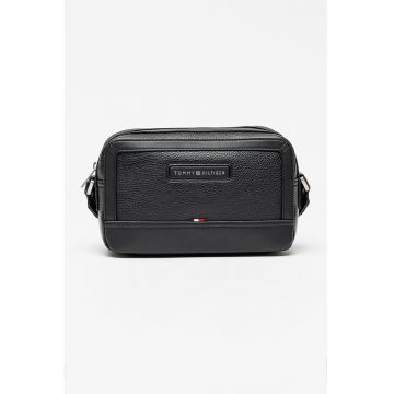 Geanta crossbody de piele ecologica Central - Negru