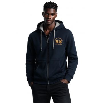 Hanorac cu inchidere frontala cu fermoar LMH222MSS14NV - Bleumarin