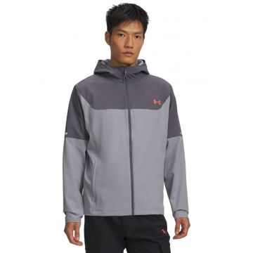 Jacheta lejera cu gluga - pentru fitness Tech Utility - Gri