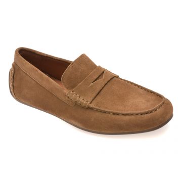 Mocasini ALDO maro, 14187292, din piele intoarsa