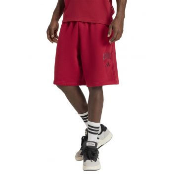 Pantaloni scurti cu buzunare laterale Collegiate - Rosu