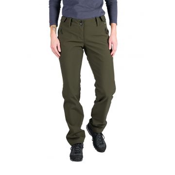 Pantaloni softshell 5K/5K 3L dama Katy - Verde masliniu