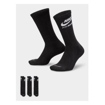 Sosete  pentru Nsw Other Sports - U NK ED PLS CSH CRW 3P-AIR MAX - HF6580-010 - 42-46 EU - Negru