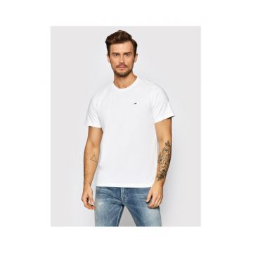 Tricou barbati  alb - bumbac -