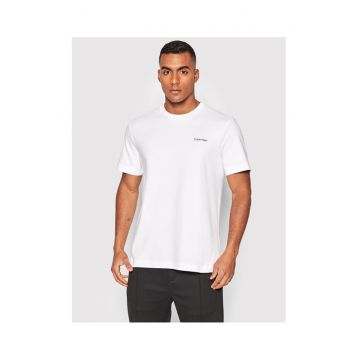 Tricou barbati  alb - bumbac -