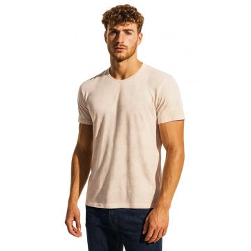 Tricou barbati  LMH224MTS061GY - Crem