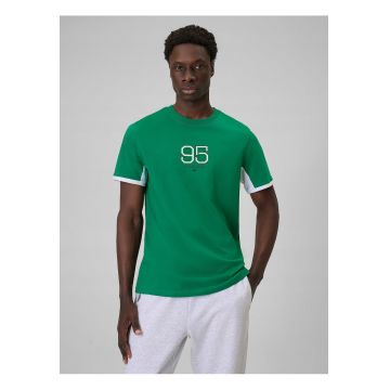 Tricou barbati  verde - bumbac - imprimeu