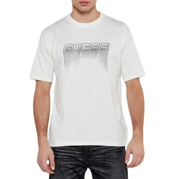 Tricou cu logo barbati  Z5RI11 - Alb