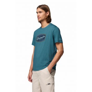 Tricou cu logo Parsons Point™ - Albastru petrol