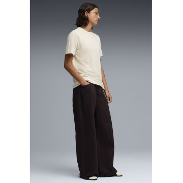 Tricou de bumbac cu logo Elevated - Alb murdar