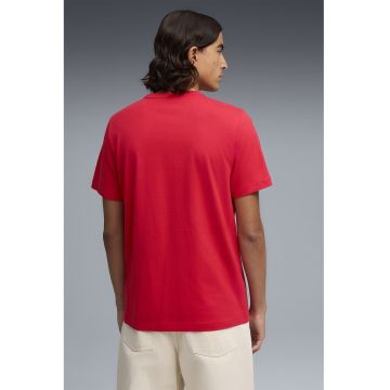Tricou de bumbac cu logo Elevated - Rosu vermillion