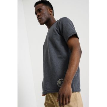 Tricou din bumbac organic - Gri inchis melange