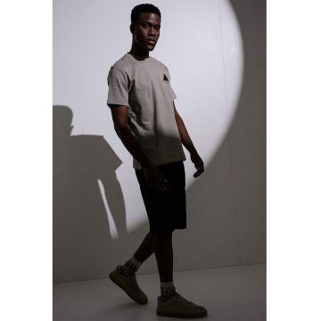 Tricou din bumbac organic - Maro taupe deschis