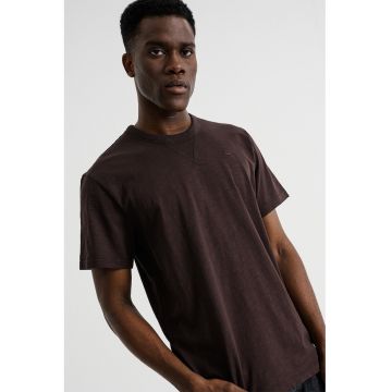 Tricou din bumbac organic Nifous - Maro pamantiu