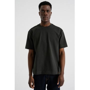 Tricou lejer din bumbac organic - Gri antracit