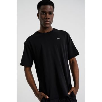 Tricou lejer din bumbac organic - Negru