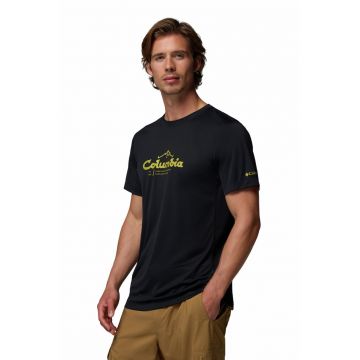 Tricou pentru drumetii Zero Rules™ - Negru/Verde lime