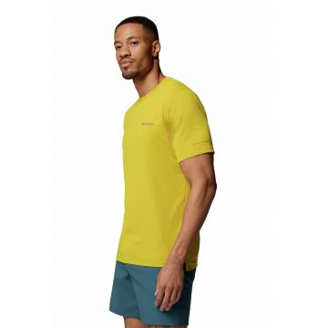 Tricou pentru trekking Tech Trail Utility - Galben sofran