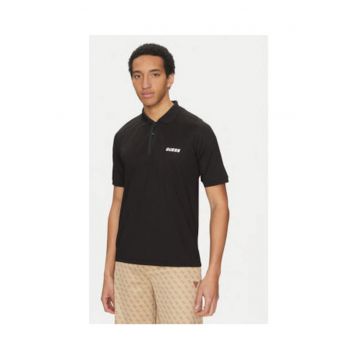 Tricou polo cu imprimeu - Negru