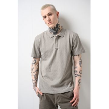 Tricou polo de bumbac organic - Kaki