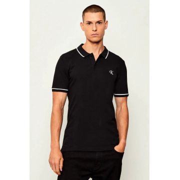 Tricou polo  J30J315603 XL INTL Negru