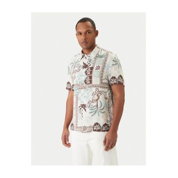 Camasa cu imprimeu grafic - Multicolor