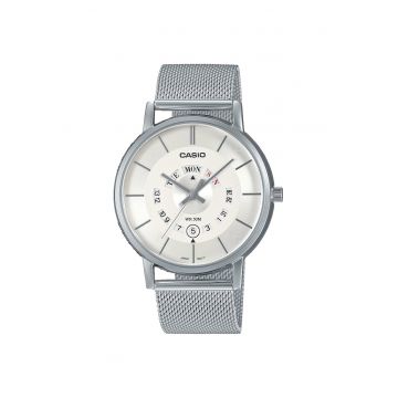 Ceas barbatesc  MTP-B135MG-1A - argintiu