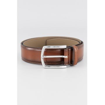 Curea de piele Claus - Maro inchis