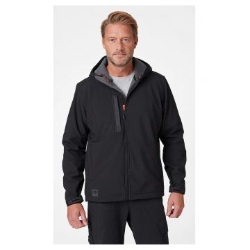 Geaca softshell  Kensington - impermeabila - neagra - 92% poliester - 8% elastan -
