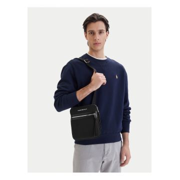 Geanta barbati -  material sintetic - negru - One Size INTL