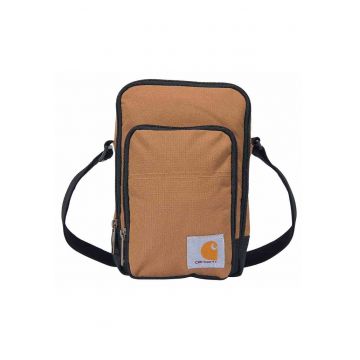 Geanta Crossbody  cu fermoar - maro