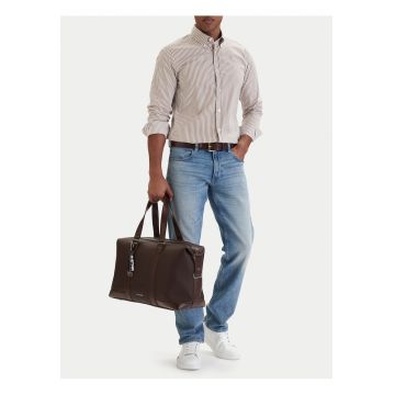Geanta weekend barbati -  tkanina - maro - One Size INTL