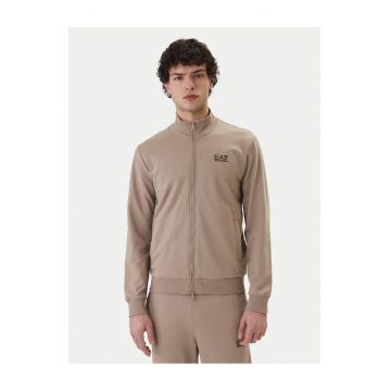 Hanorac barbati -  fermoar - bej - bumbac