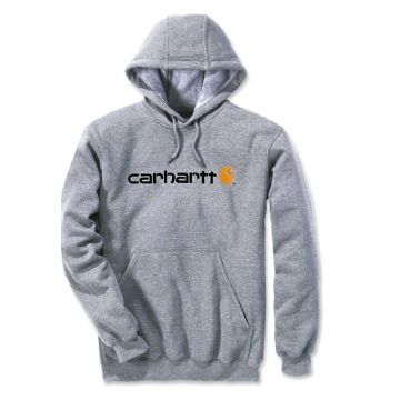 Hanorac barbati  gri - gluga buzunar frontal - bumbac