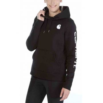Hanorac dama -  Bumbac/Poliester - Negru -