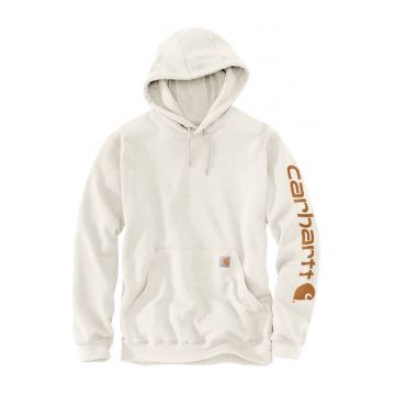 Hanorac  Mid Signature - Bumbac/poliester - Alb -