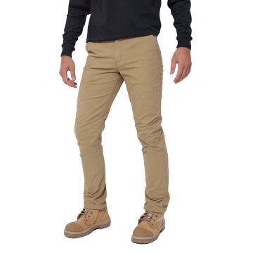 Pantaloni barbati  Bumbac - Kakiwqdsazxf - Kaki