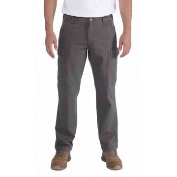 Pantaloni barbati  bumbac maro Rigby Shadow - Gri