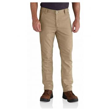 Pantaloni barbati  Rigby Straight Fit - bej - material din bumbac - croiala dreapta